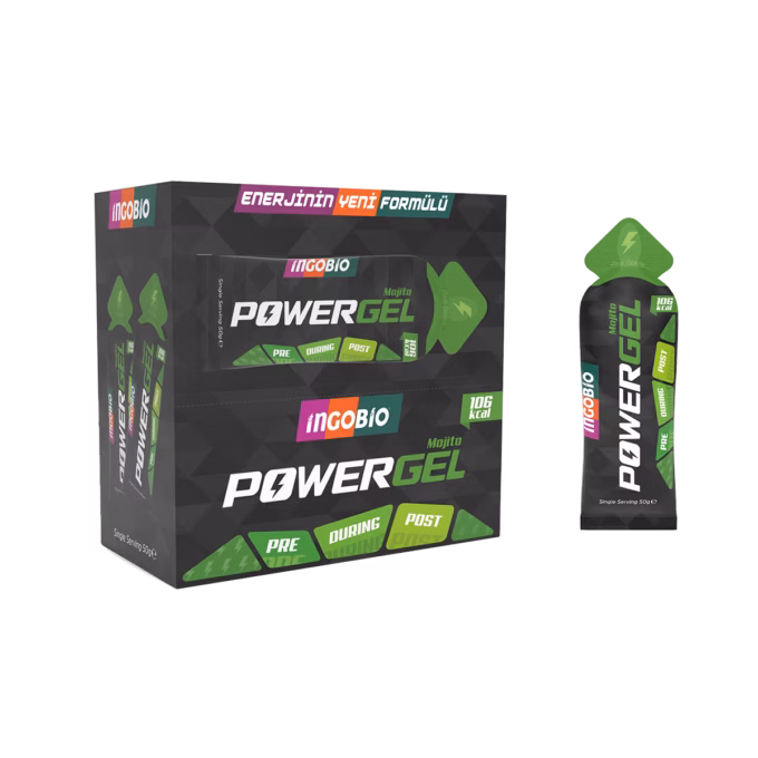 PowerGEL Mojito Elektrolit İçeren Nane Limon Aromalı Sporcu Enerji Jeli - 15 Adet