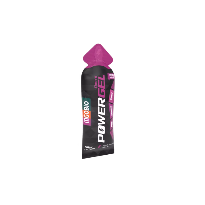 PowerGEL Cherry + 50mg Caffeine Elektrolit İçeren Vişne Aromalı Kafeinli Sporcu Enerji Jeli - 15 Adet