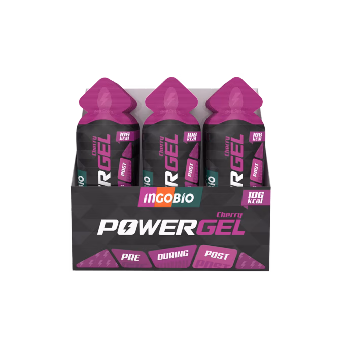 PowerGEL Cherry + 50mg Caffeine Elektrolit İçeren Vişne Aromalı Kafeinli Sporcu Enerji Jeli - 15 Adet