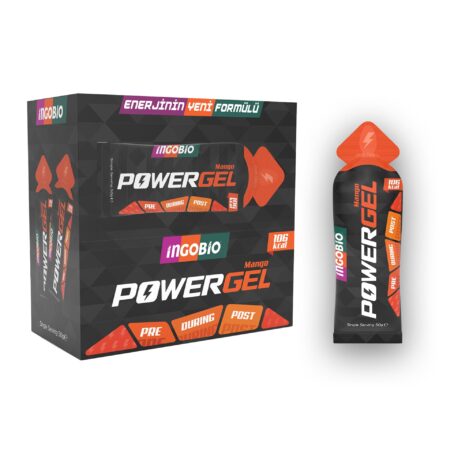 PowerGEL Mango Elektrolit İçeren Mango Aromalı Sporcu Enerji Jeli - 15 Adet