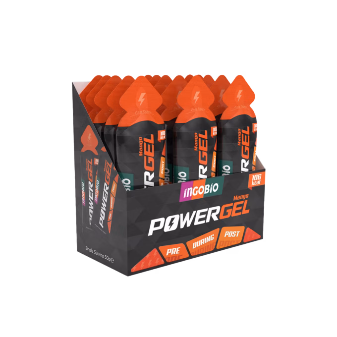 PowerGEL Mango Elektrolit İçeren Mango Aromalı Sporcu Enerji Jeli - 15 Adet