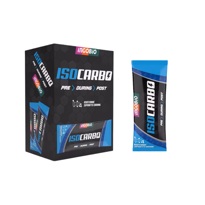 Ingobio IsoCarbo Elektrolitli İzotonik Sporcu İçeceği - 10 Adet